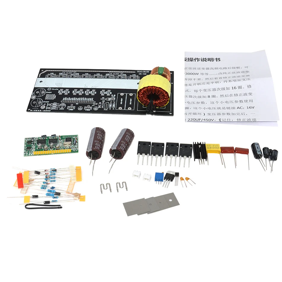 de energia pos onda senoidal placa amplificador kits diy 05