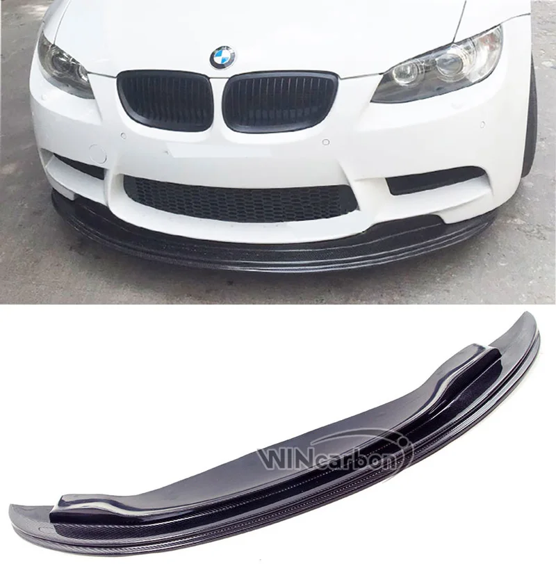Передний спойлер GTS STYLE из натурального углеродного волокна для BMW E90 E92 E93 M3 Sedan Coupe