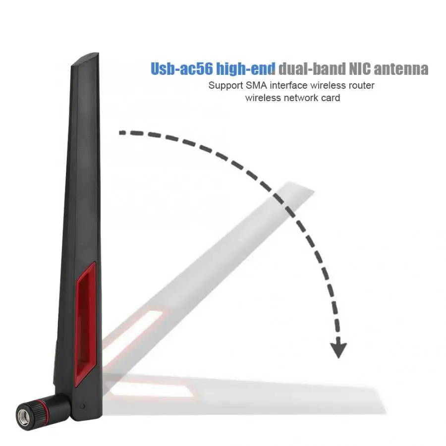 3 шт. 2,4G/5,8G двухдиапазонная антенна маршрутизатора SMA 8DBi с высоким коэффициентом усиления для ASUS AC68U/AC88U/AC66U двухдиапазонная антенна