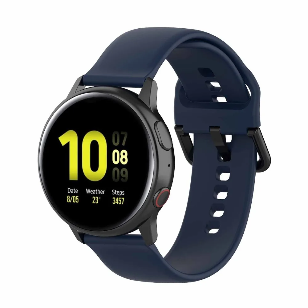 Официальный ремешок для часов samsung Galaxy Watch Active 20 мм samsung gear S2 классический сменный ремешок Amazfit/Ticwatch 2