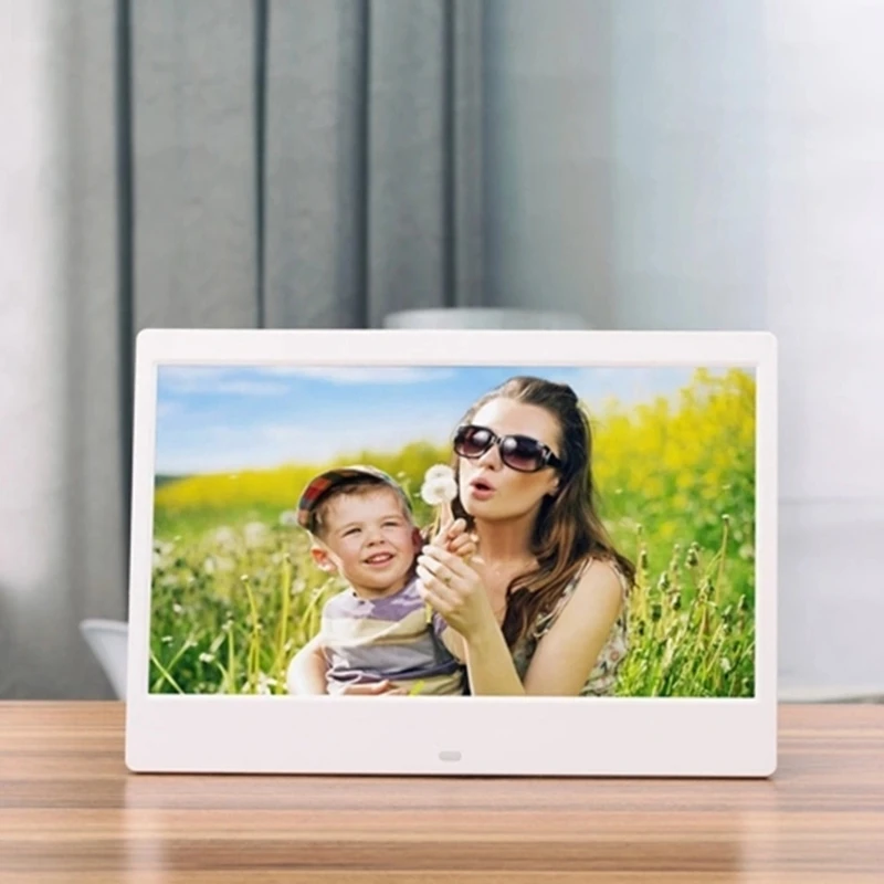 SJD-1303IPS 13.3 Inch Photo Frame 1920 x 1080 HD Screen Desktop Album Display Image MP4 Video MP3 Audio Clock Calendar Functions