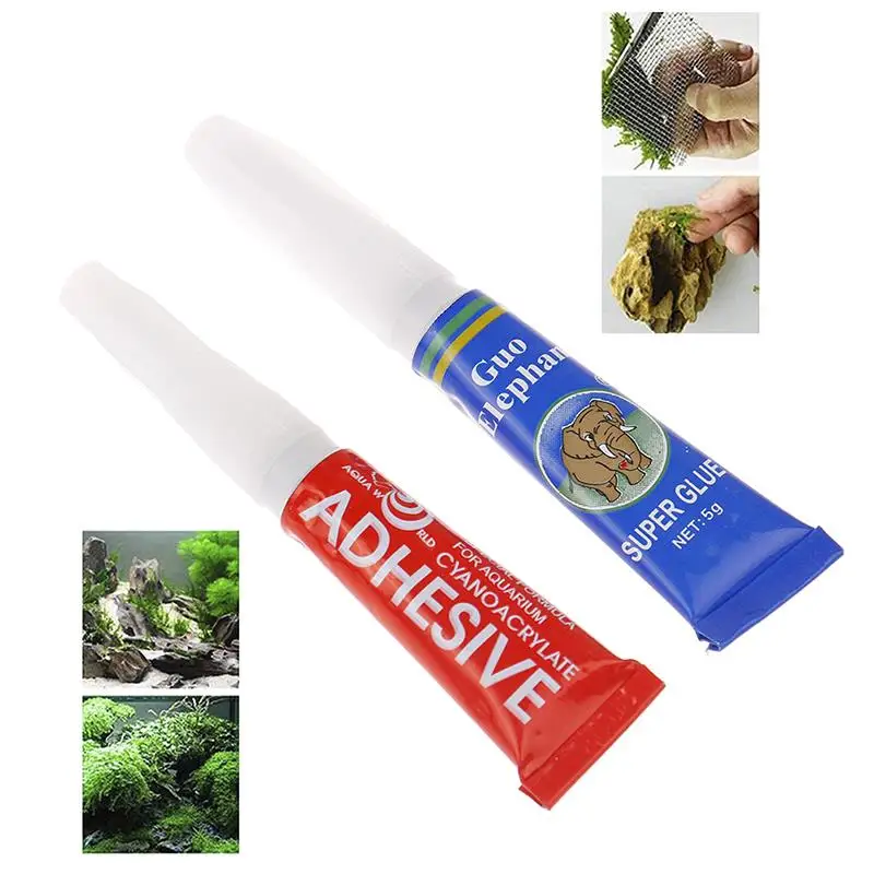 5g Safe and Quick Drying Aquascape Water Plant Glue For Plant Moss Coral Wood Reef Fresh Salt