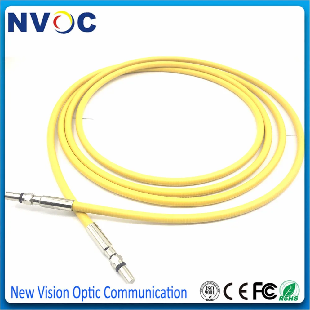 

600um VIS-NIR NA0.22 400-2200nm 2M 3M,SMA905-SMA905 Metal/Ceramic Ferrule Long Pulse 7.0mm Medical Silica Fiber Optic Patch Cord