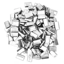 400 шт открытого типа обвязки уплотнения оцинкованное железо для 12-16 мм PP пластиковый ремешок