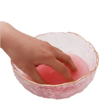 

Portable Manicure plastic Nail Polish Remover Nail Polish Bubble Bowl Soaking Dead Skin Remover Hand Wash Basin Manicure Tool