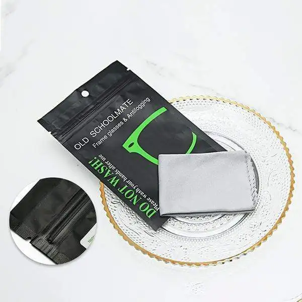 

Anti-Fog Glasses Cloth Tech Nano Wipe Treatment Reusable for Glasses Swim Bicyle Unisex Lens Cloth Universal Anti-bee clothing a
