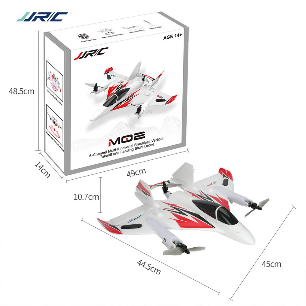 JJR/C M02 бесщеточный 6-осевой аэробический RC Самолет RTF 3D/6G режим самолета планер