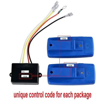 

15W Winch Solenoid Relay 500A W/ 2*Remote Control Black Control Solenoid Relay