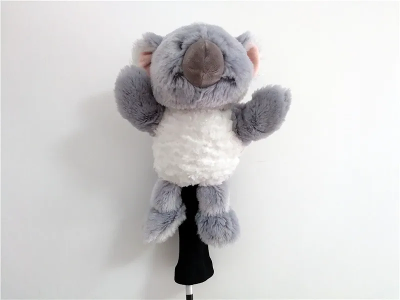 Koala Новинка, много чехлов для головы для гольфа с животными, № 1, чехлы для головы водителя, высокое качество, забавные пылезащитные#1 деревянные Чехлы для клюшек для гольфа - Цвет: Koala