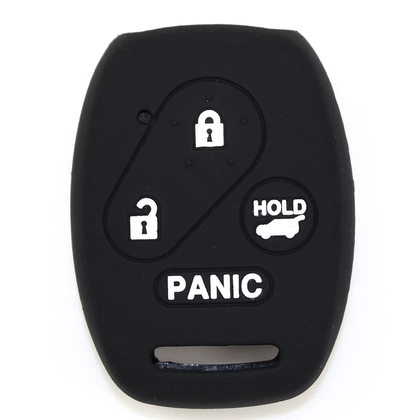 4 кнопки силикагель чехол для ключа автомобиля с держателем Honda Accord /CIVIC EX SI L COUPE SEDAN