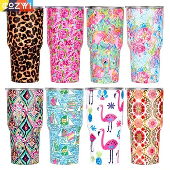 

30oz Customize Thermos Bottle Coffee Mug Stainless Steel Cold Insulation Water Tumbler Outdoor Drinking Thermosflask