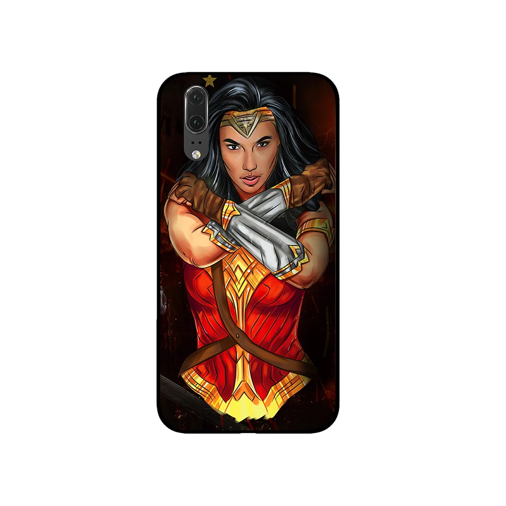 Чудо Женщина для Huawei Honor V9 V10 8 9 10 8X 5A 7A 5X Play Lite TPU чехол телефона|Чехлы-накладки| |