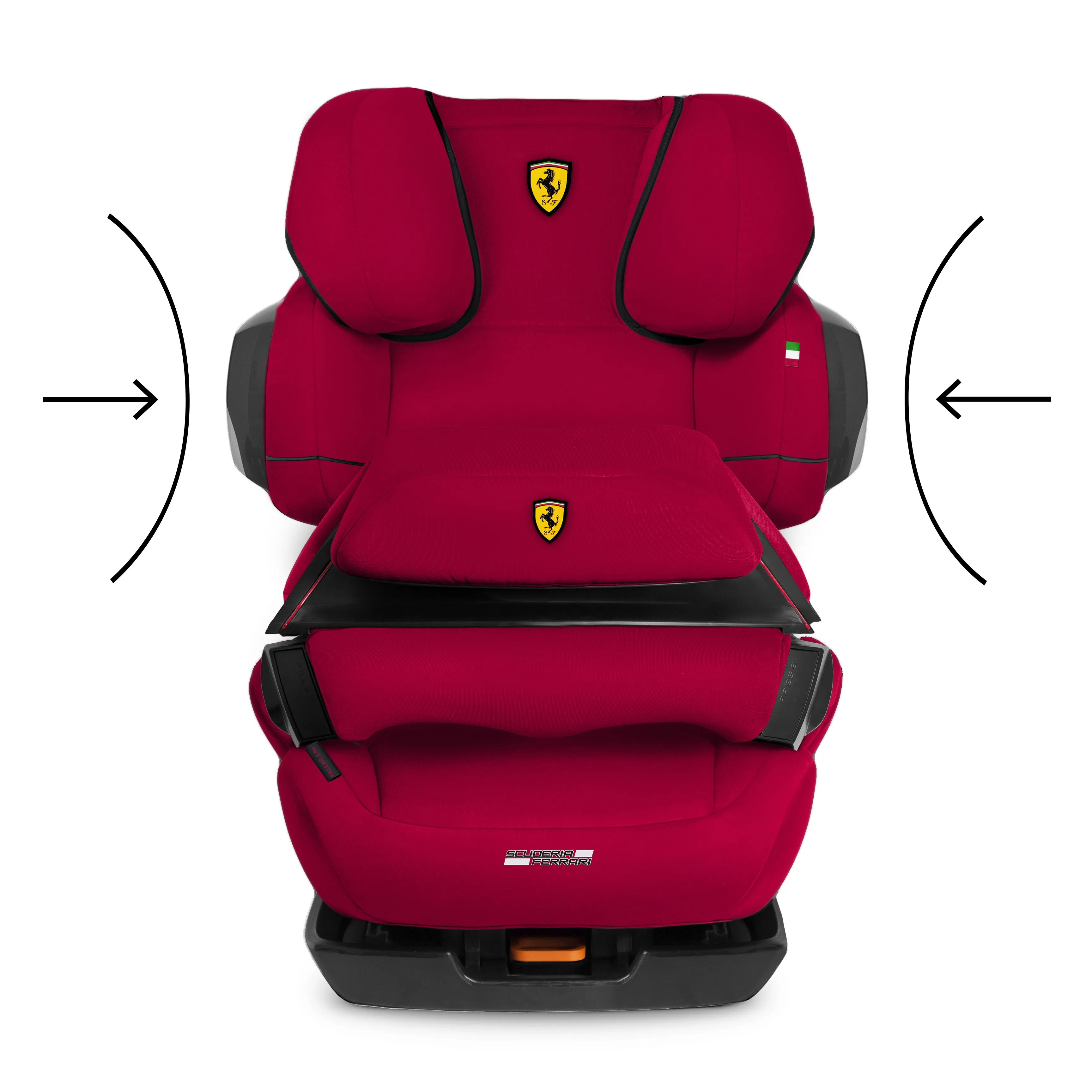 Детское автокресло Cybex Pallas 2-Fix FE Ferrari, Гр 1/2/3, 9- 36 кг, с 9 месяцев до 12 лет