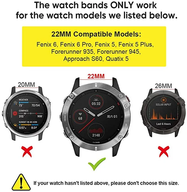Watch Band Forerunner 935 Fenix V Forerunner 945 Garmin Forerunner