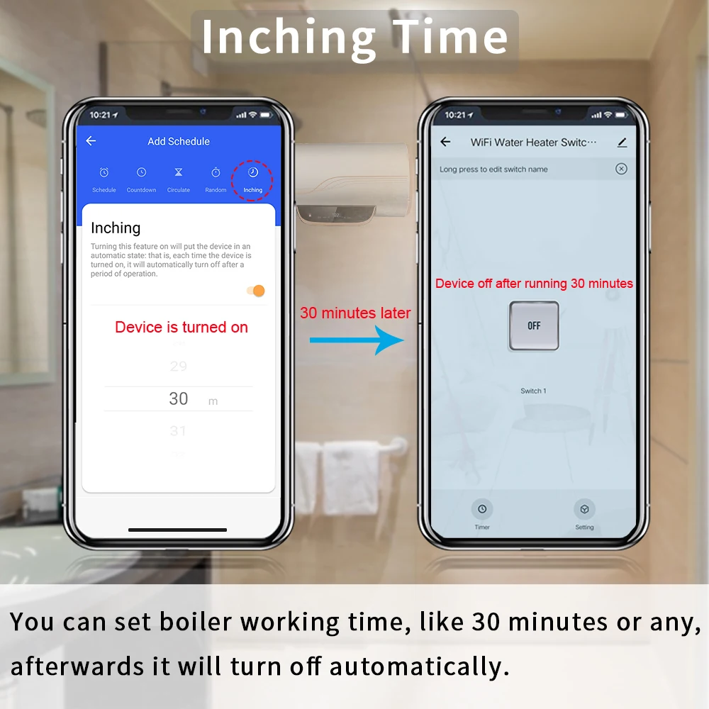 interruptor tuya vida inteligente app controle remoto
