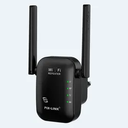 PIXLINK – répéteur Wifi longue portée 300M, routeur sans fil, 2.4 ghz, amplificateur de Signal, extension Ap Wps, cryptage 