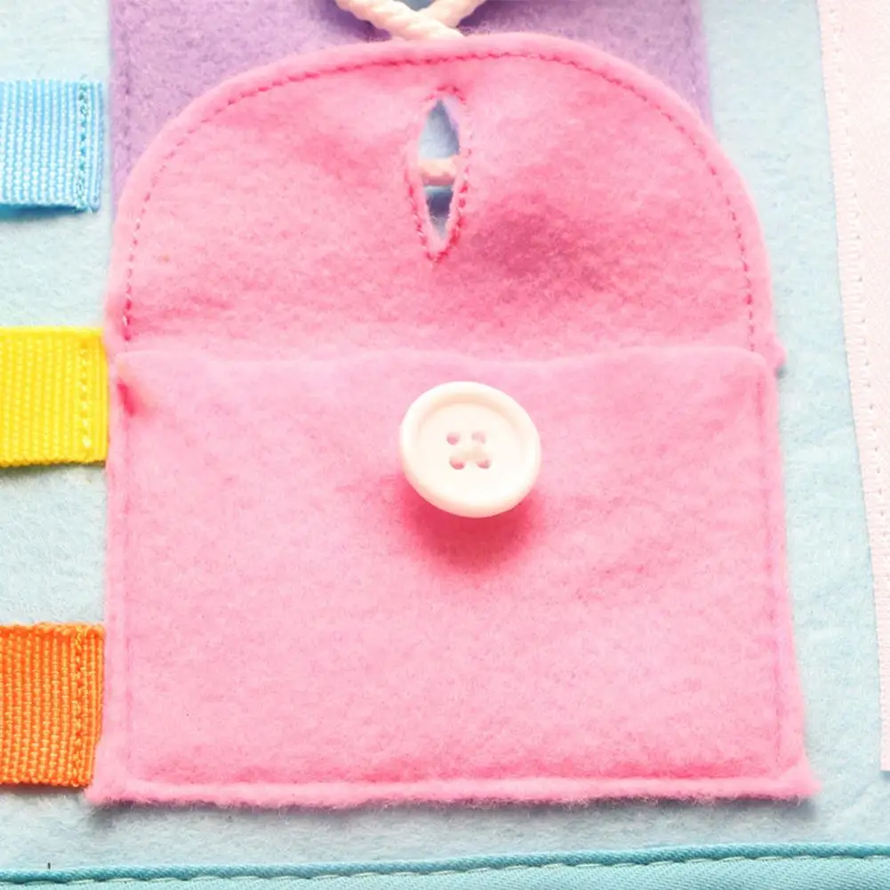  Baby Early Education Toys Basic Life Skills Dress Teaching Board Zip Button Lace Up Montessori Baby - 4000252113156