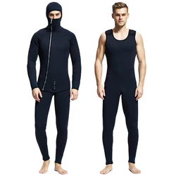 New 7MM Neoprene Wetsuit Split Wetsuit With Front Zipper To Keep Warm And Cold For Men's Underwater Hunting Snorkeling Wetsuit