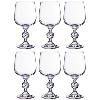 

Wine Glass Set 6 pcs. Claudie / Sterna 230 ml . Height = 15 cm .