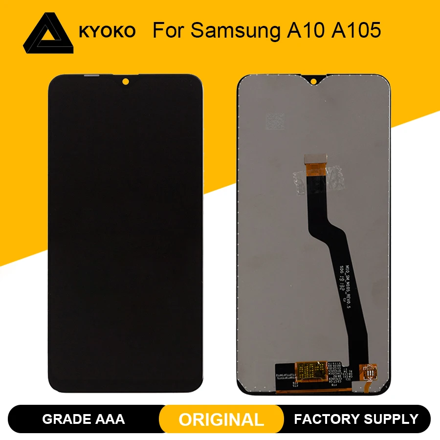 Baratos Original para Samsung Galaxy A10 A105 A105F SM A105F LCD pantalla táctil digitalizador montaje para A10 LCD reemplazo