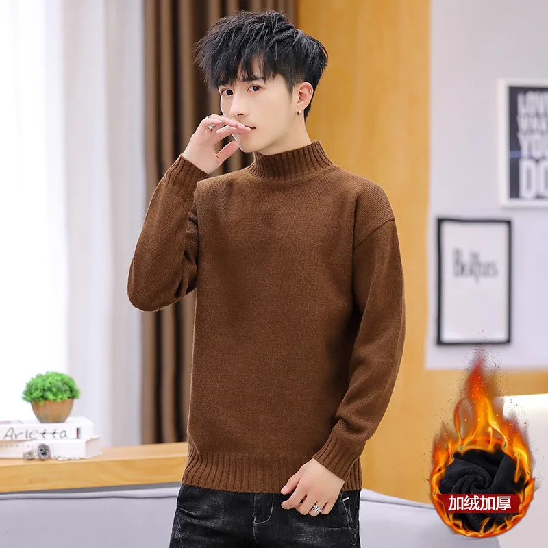 White Men Sweater Grey Black Bean Green 