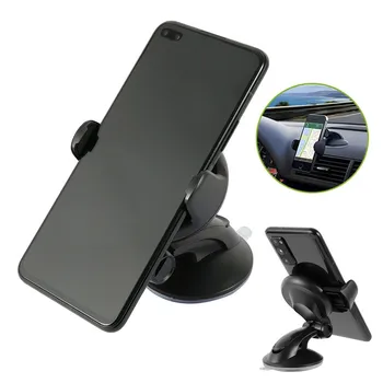 

360 Rotation Car Bracket Black Windscreen Suction Mount Mobile Phone Holder Bracket Stand Automobiles Interior Accessories