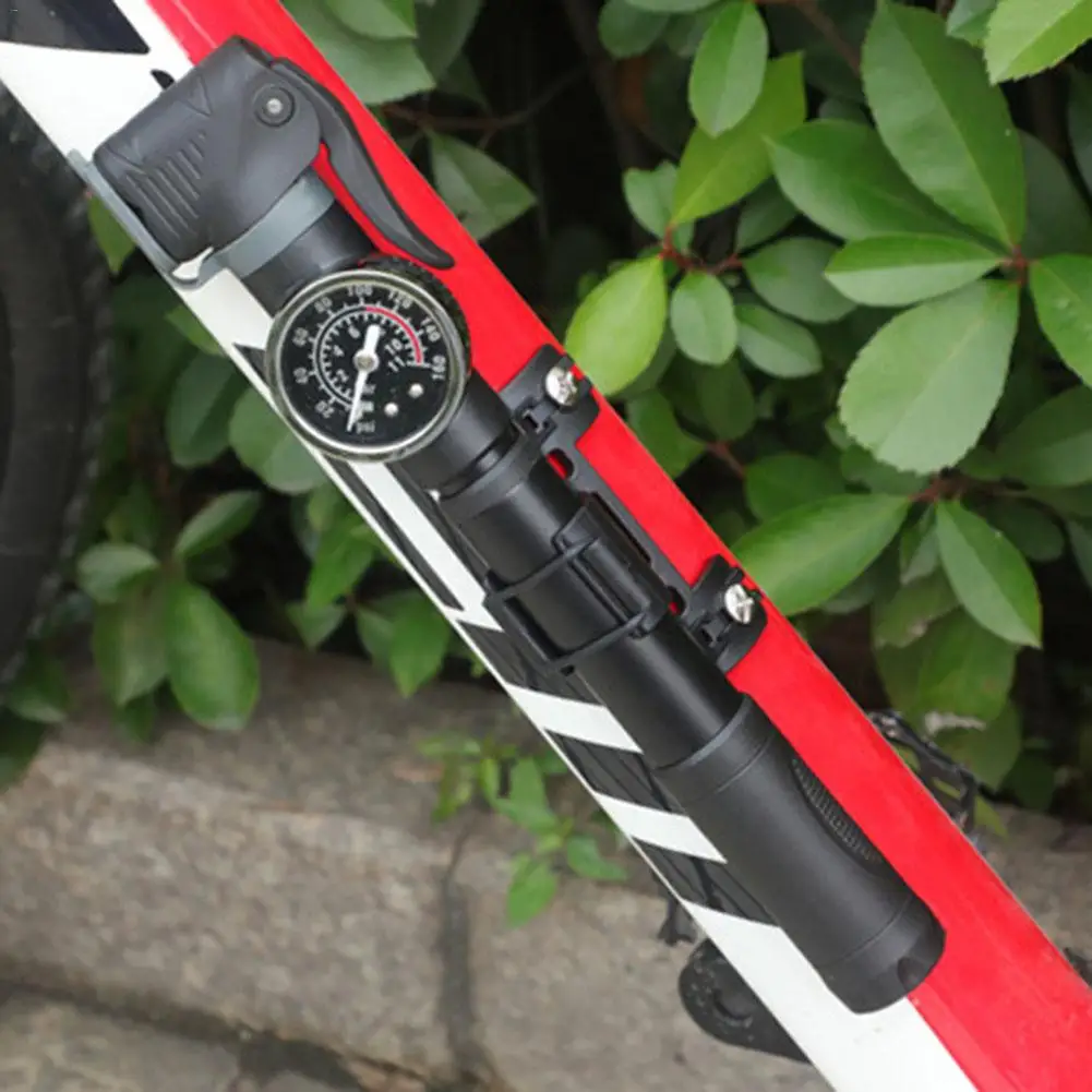 Мини-Портативные велосипедные насосы 120 фунтов/кв. дюйм, велосипедный воздушный насос высокого давления, подходит для Presta и Schrader, велосипедный мотоциклетный насос с барометром