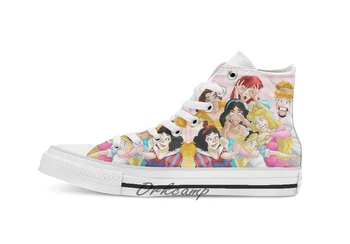

Smile for the Camera Custom Casual High Top lace-up Canvas shoes sneakers Drop shipping