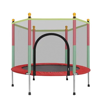 

Indoor Trampoline with Protection Net Jumping Bed For Kids Child Home Cardio Rebounder Fitness Exercise Bed Outdoor Trampoline