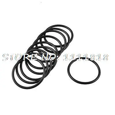 

Replacement Black 36mm x 2.5mm Rubber O Ring Oil Seal Gasket 10 Pieces