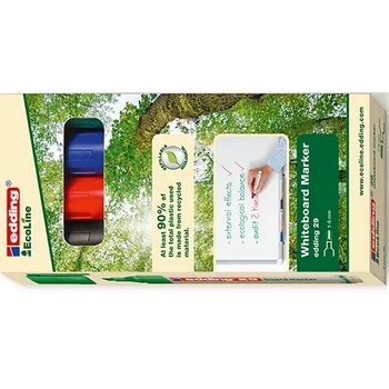 

Set of markers for white boards Ecoline 1,5-3mm, wedge-shaped tips