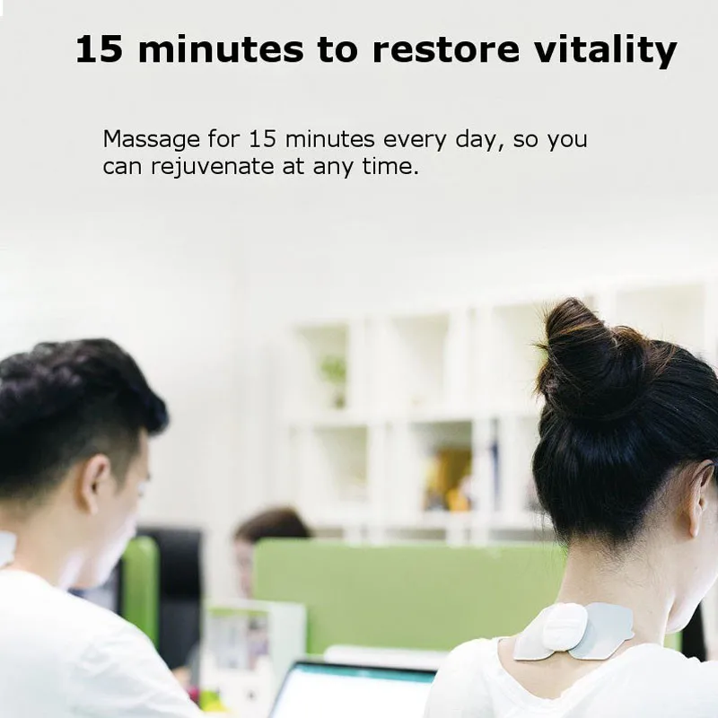 Leravan Portable Magic Massage Sticker Tens Pulse Muscle Massager Full Body Relax ELectric Stimulator from Ecosystem