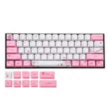 Sakura Keycaps механическая клавиатура Keycaps PBT краситель-сублимация Keycap для 60% Anne pro 2 Royal Kludge RK61 Geek GK61 для ноутбука