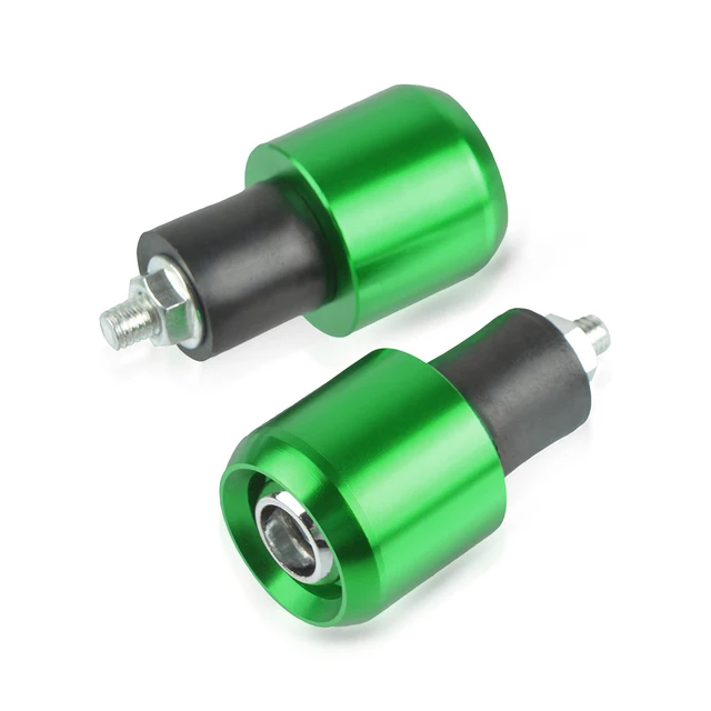 FOR 2001 Kawasaki Ninja ZX6R ZX600J Handlebar Grips Caps handlebar Ends 22mm Motorcycl Accessories green
