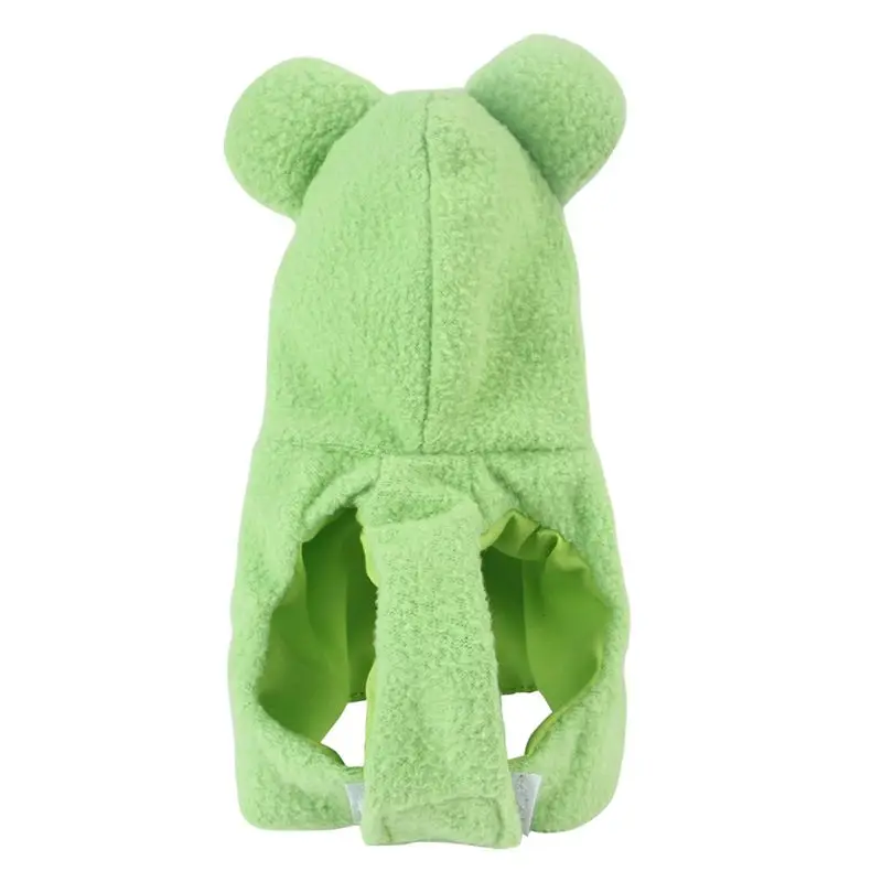 Pet Birds Flight Suite for Parrots Clothes Cockatiel Funny Frog Shaped Costume Winter Warm for Pet Shows Cosplay Photo Prop