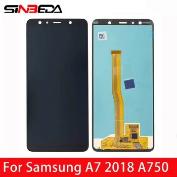 

Super AMOLED 6.0" LCD For SAMSUNG Galaxy A7 2018 LCD Display Touch Screen Digitizer Assembly For Samsung A7 A750 A750F LCD