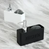 Modern Kitchen Soap Dispenser Set Liquid hand soap dispenser pump bottle brushes Holds and Stores Sponges, Scrubbers and Brushes ► Photo 2/6