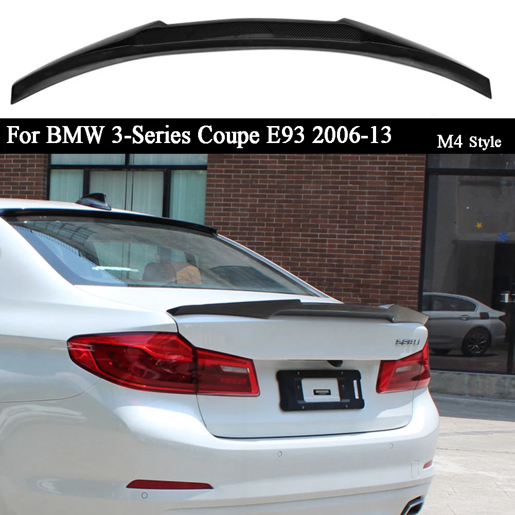 Carbon Fiber Rear Wing Trunk Lid Spoiler For BMW 3-Series Coupe E93 2006 2007 2008 2009 2010 2011 2012 2013 M4 Style | Автомобили и