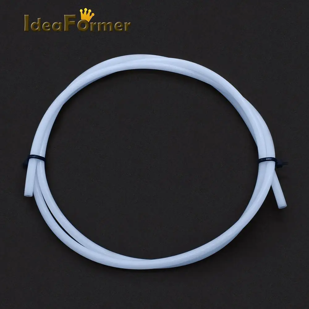 Bowden Extruder Tube 1M PTFE 1mm 2mm 3mm 4mm 6mm 8mm Teflonto Pipe White For 1.75mm/3.0mm Filament 3D Printer Parts V5/V6 J-head