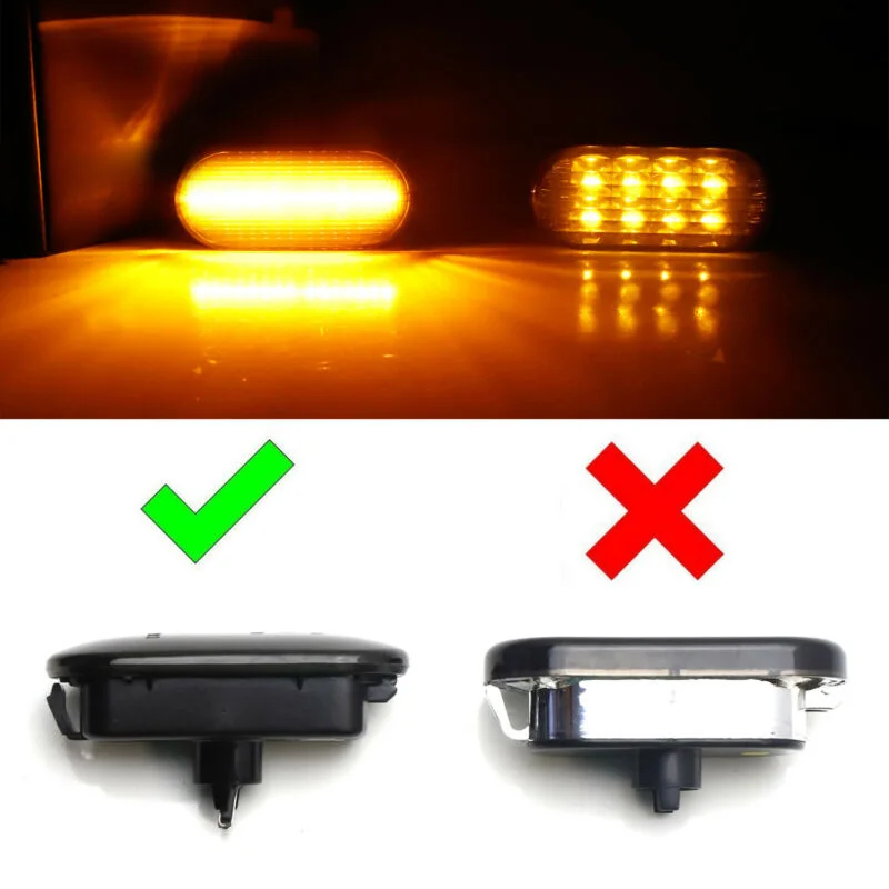 

Stylish smoked lenses car fender For Octavia 1U 1996-2010 waterproof membrane car LED light fender Car accessories decoration