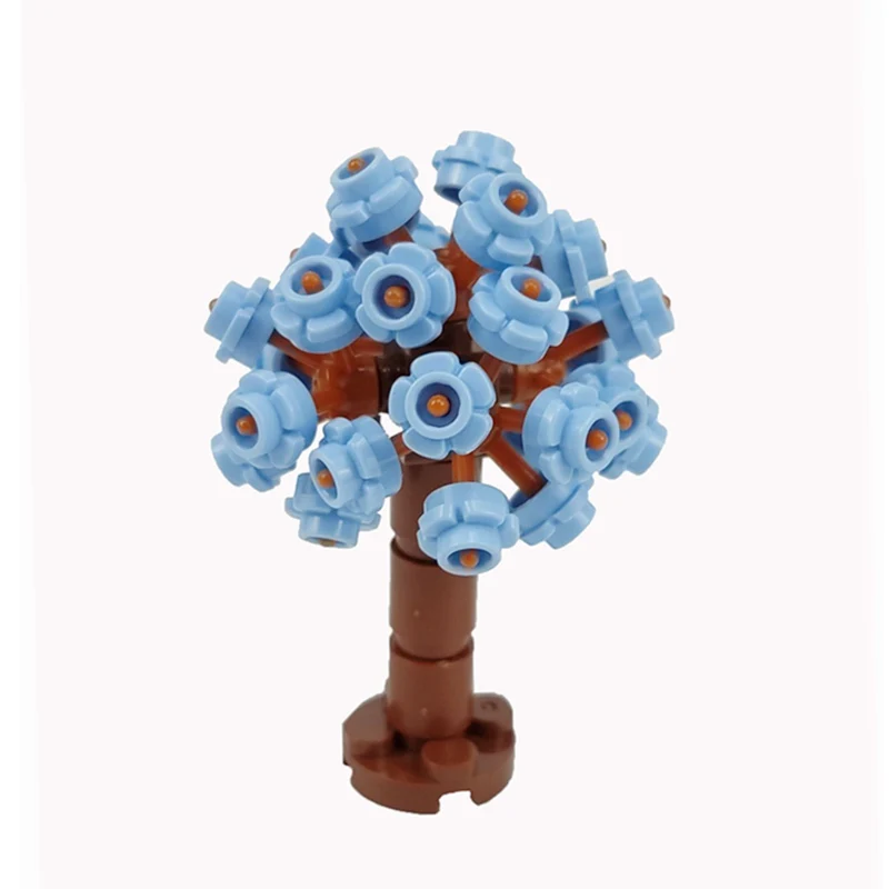 MOC Plants The Mushroom Pine Tree Flowers Building Blocks Toys for Children Assemble Blocks DIY Gifts Kids Toy 10