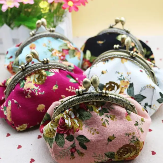 Women Lady Retro Vintage Flower Small Wallet Hasp Purse Clutch Bag Brand New | Багаж и сумки