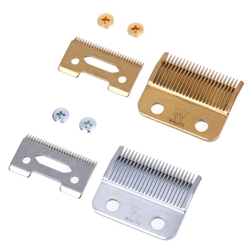 

Movable Blade Professional Hair Clipper Blade Replace Cutter Head Metal Bottom Clipper Accessories Golden Blade