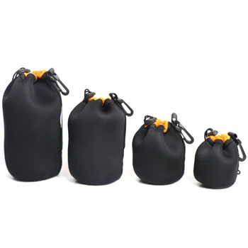 

Plus Velvet Thickened SLR Lens Cover, Neoprene Lens Bag, Camera Lens Bag SML XL Camera Lens Protector