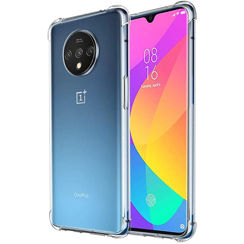 Чехол для Oneplus 7 Pro воздушная подушка мягкий силиконовый чехол из ТПУ One Plus 7T