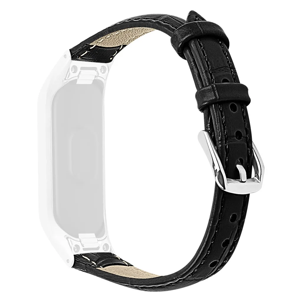 Ouhaobin кожаный ремешок для samsung Galaxy fit-e SM-R375 наручный ремешок с металлической рамкой сменный ремешок 724#2