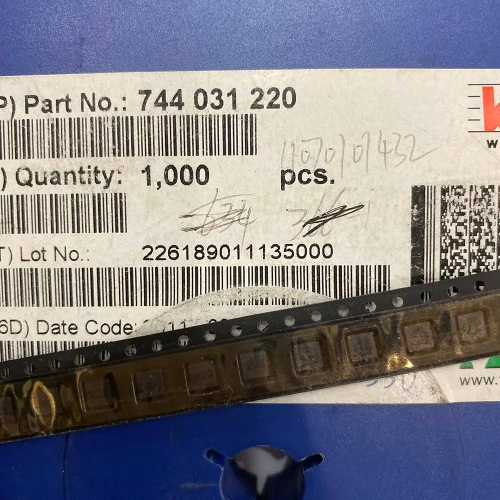

50PCS 744031220 22UH power inductor high current 0.51A patch 3.8X3.8X1.8MM