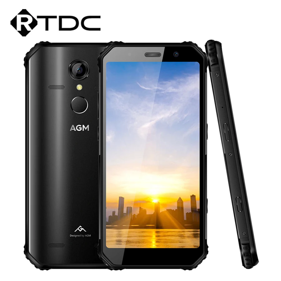 AGM A9 смартфон с 5 дюймовым дисплеем восьмиядерным процессором Qualcomm ОЗУ 4 Гб ПЗУ 64
