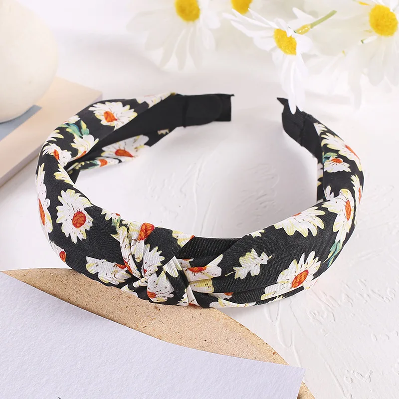 Lady Hair Hoop Top Knot Turban Headband Elastic Hairband Hair Accessories for Girls No Slip Stay on Knotted Head band Hair Band best hair clips Hair Accessories