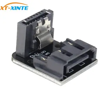 

SATA 7Pin Converter 7 Pin Male to 7P Female 90 Degree Angled SATA Adapter Mainboard Motherboard for Desktops Computer PC SSD HDD